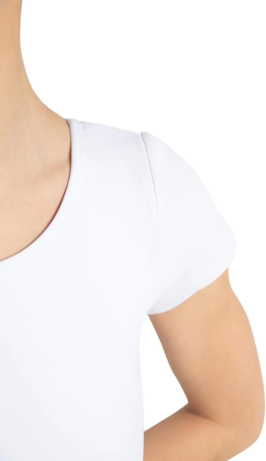 Capezio girls Short Sleeve Leotard - Girls