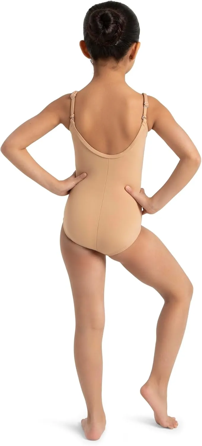 Capezio Girls' Team Basic Camisole Leotard with Adjustable Straps