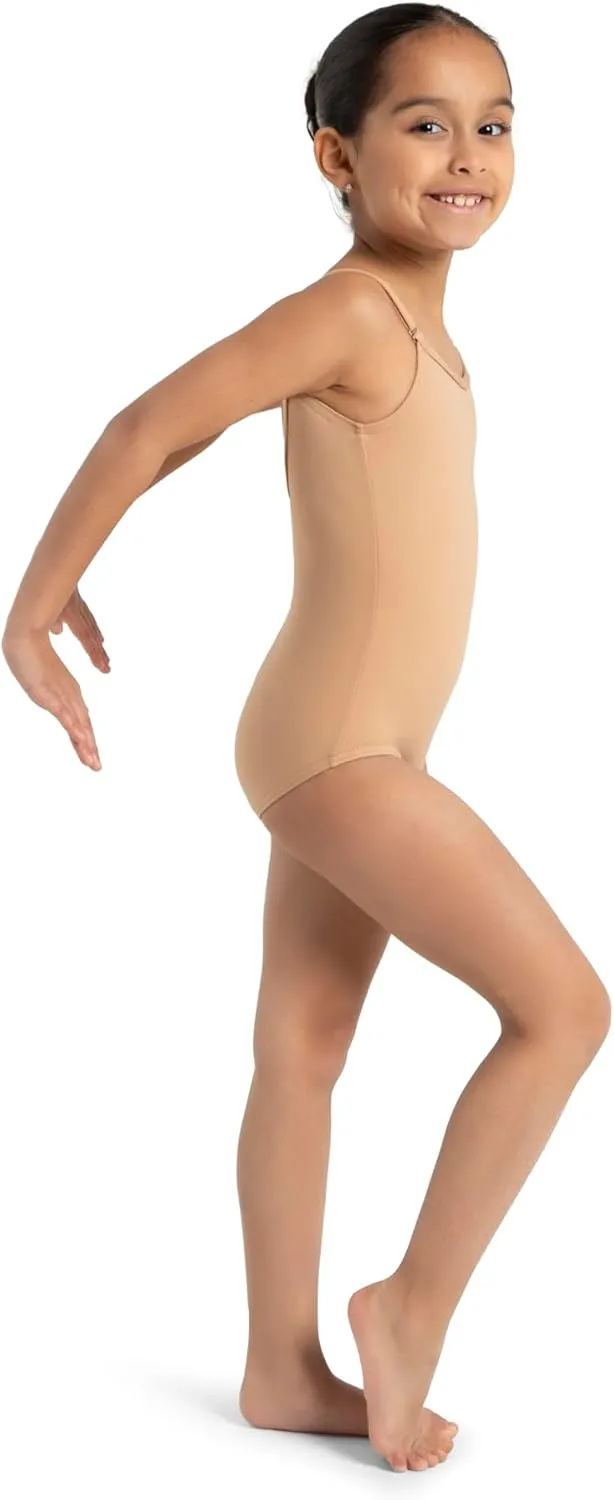 Capezio Girls' Team Basic Camisole Leotard with Adjustable Straps