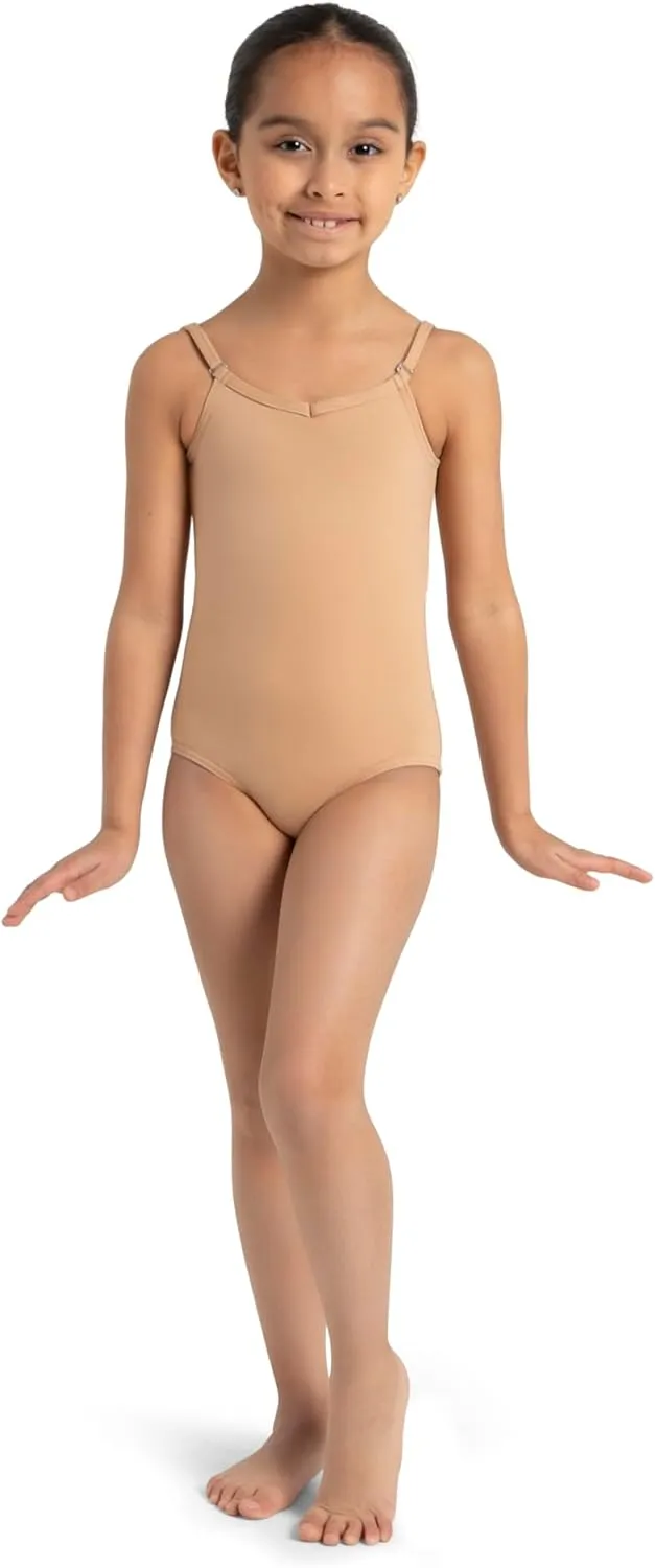 Capezio Girls' Team Basic Camisole Leotard with Adjustable Straps