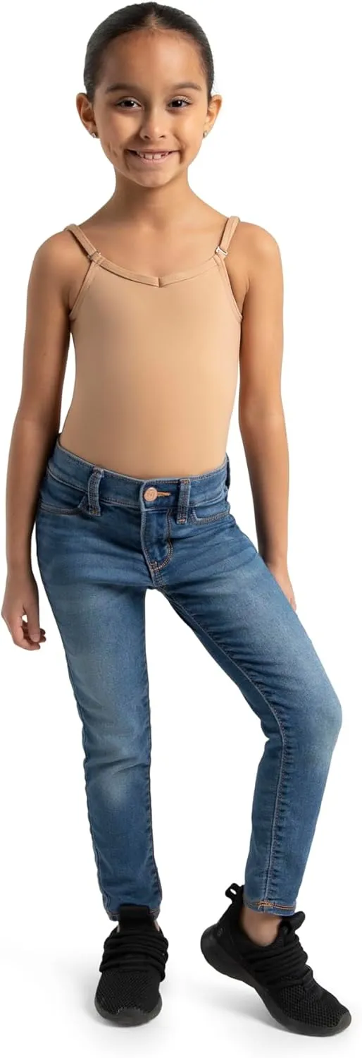 Capezio Girls' Team Basic Camisole Leotard with Adjustable Straps