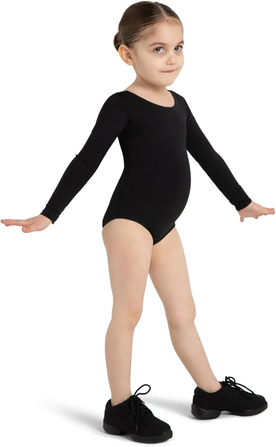 Capezio Girls' Team Basics Long Sleeve Leotard