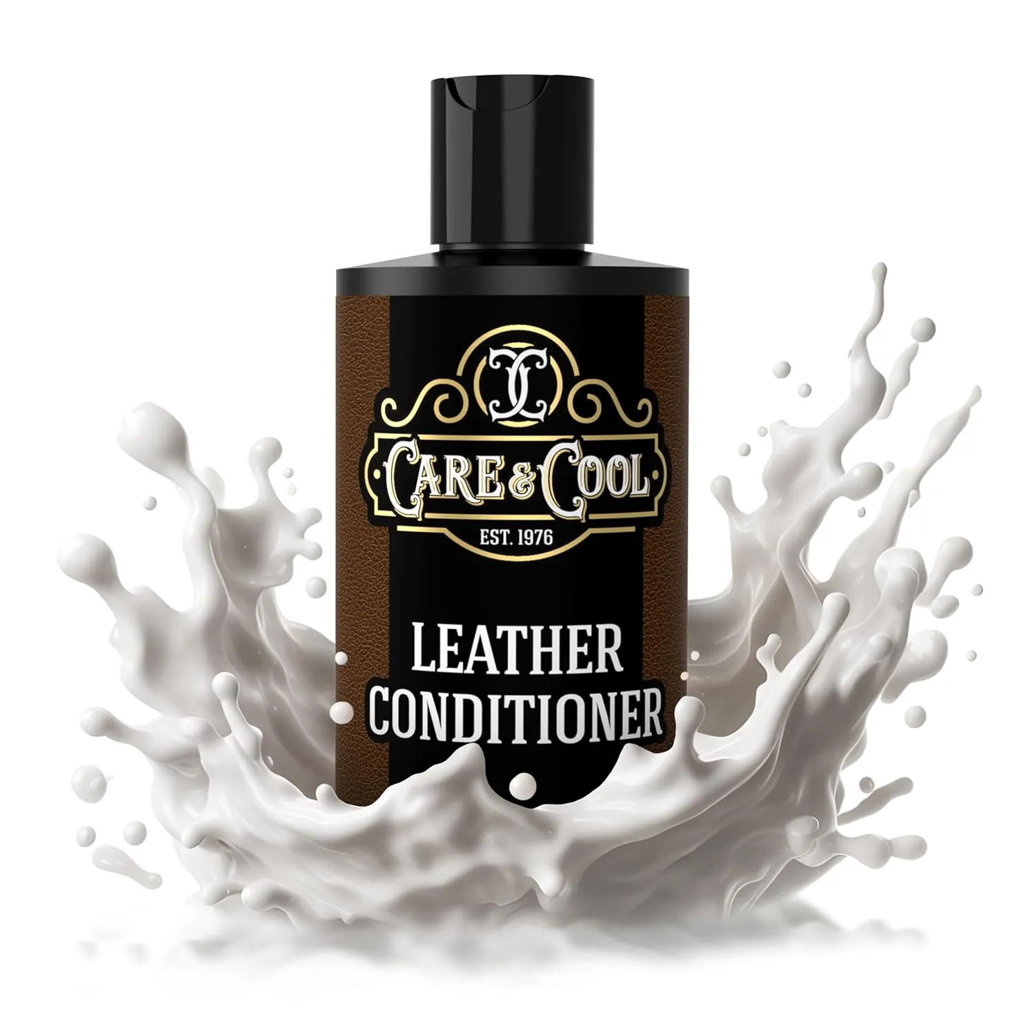 Care & Cool Ultimate Leather Conditioner and Softener with Hi-tech Cloth. Restores, Polishes, and Rejuvenates Your Shoes, Boots, Jackets, Purses, Bags, Car Interiors, Couches, and other Furnitures.
