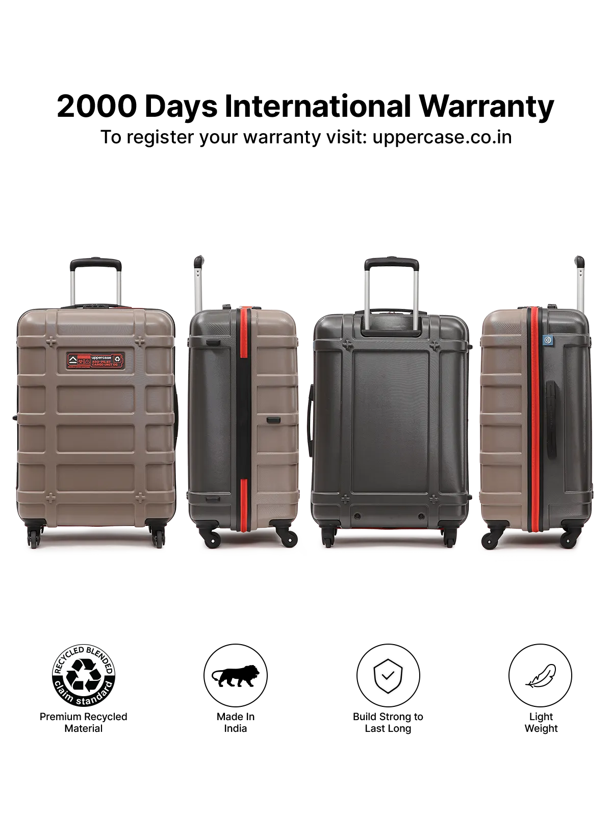 Cargo Taupe Large Trolley