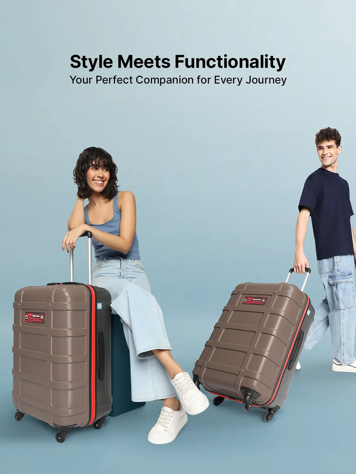 Cargo Taupe Large Trolley
