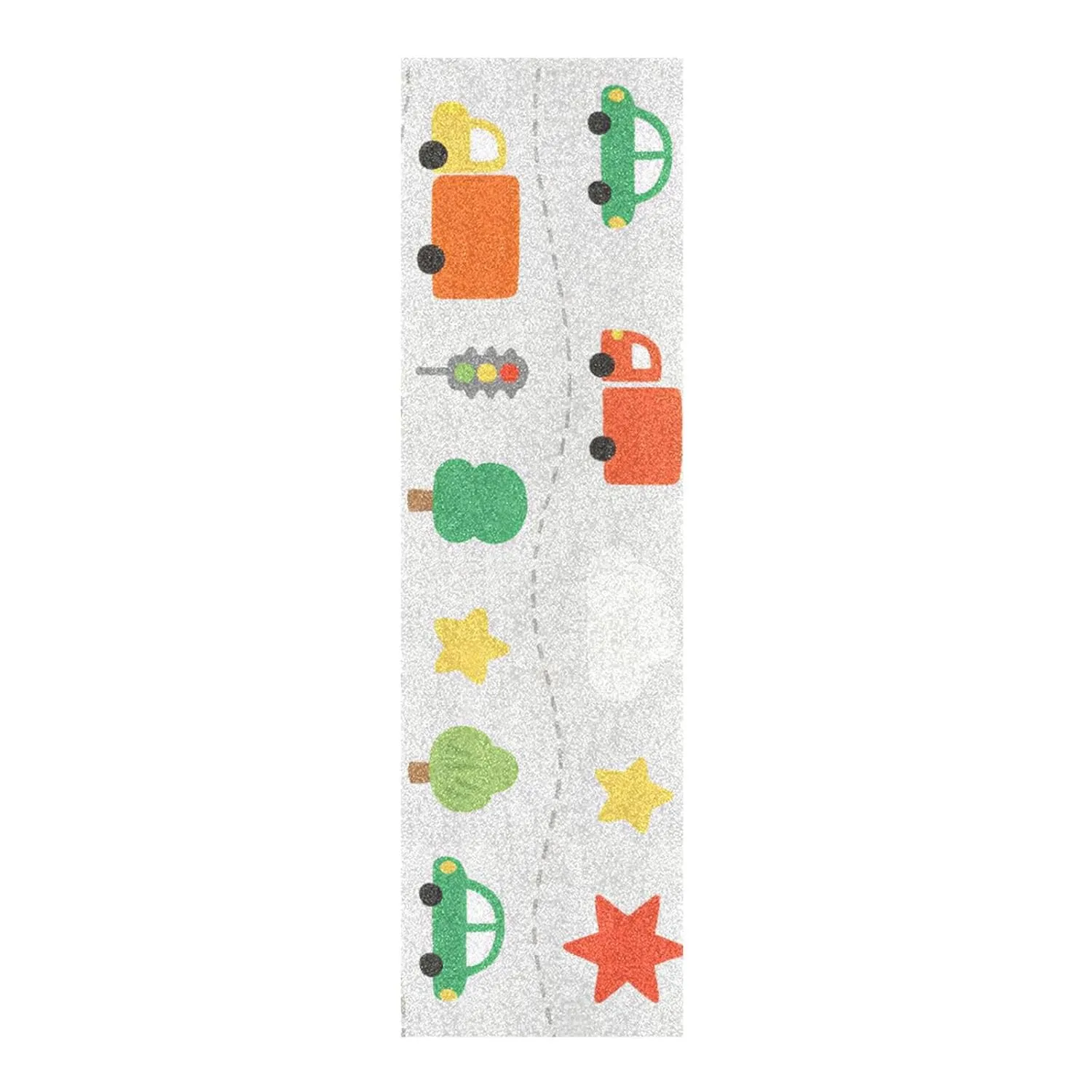 Cartoon Car Illustration Gray Skateboard Grip Tape roll Waterproof pro Scooters Grip Tape 33×9 Inch repuesto para patineta