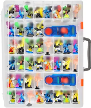 Case Compatible with Akedo Ultimate Arcade Warriors Starter Pack, Toy Storage for Battle Arena Controller & Warrior Collector Mini Battling Action Figures, Holder for Akedo Game Playset (Box Only)