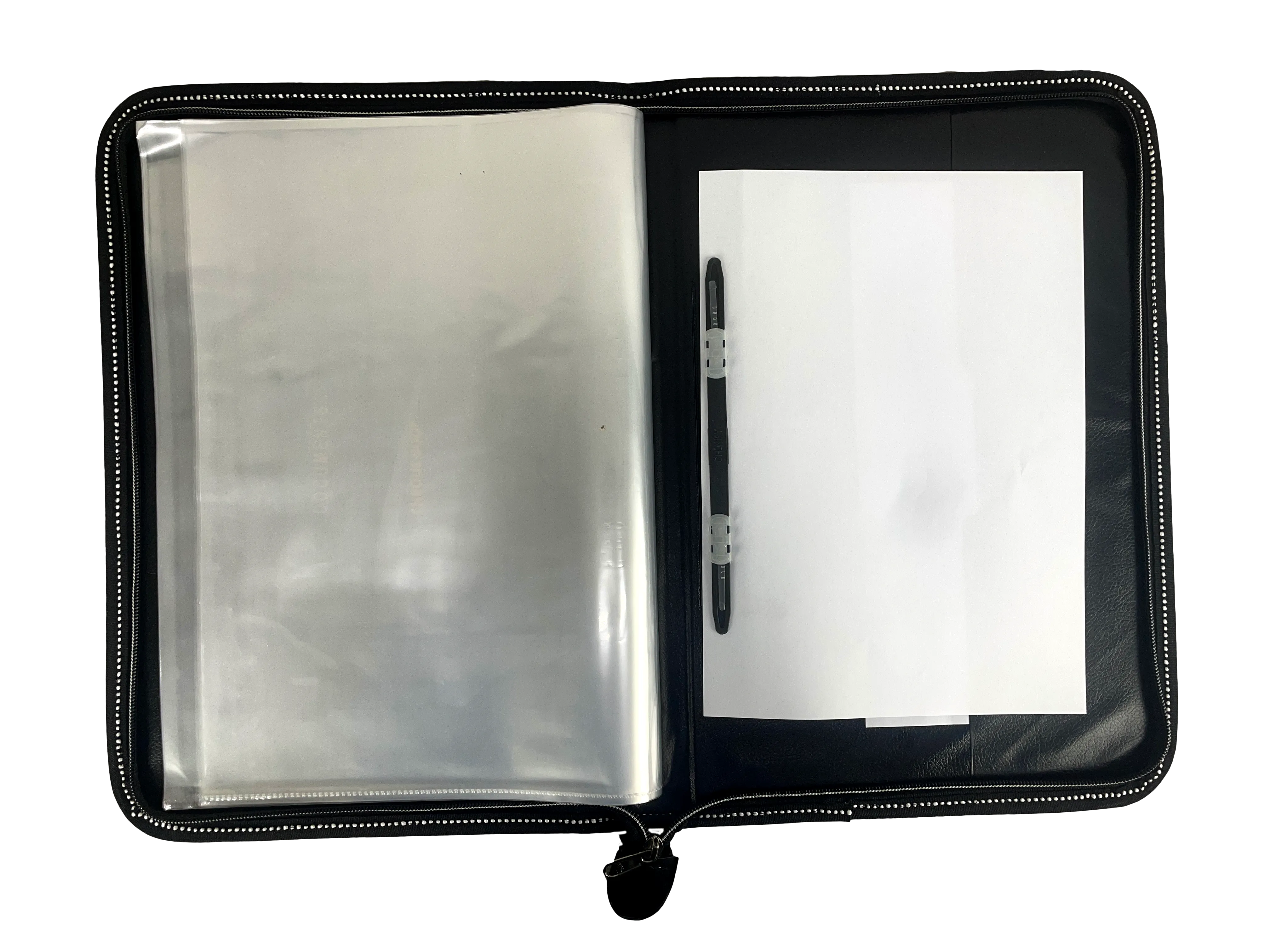 CB - 830 (Chain bag) Executive Portfolio Folder - with 20 Pockets  B4 (Leaves) - (Size : 38cm x 26.5cm)