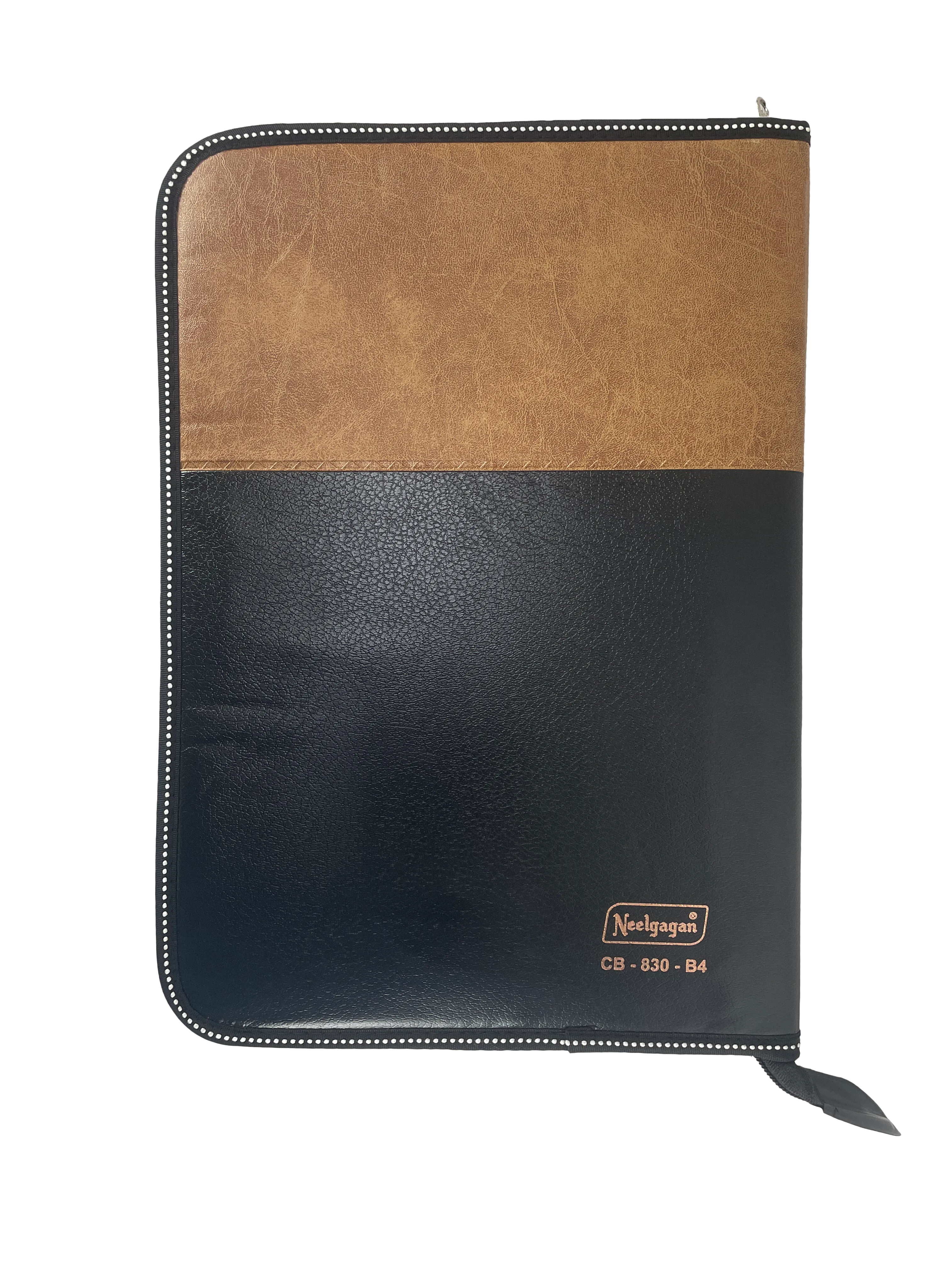 CB - 830 (Chain bag) Executive Portfolio Folder - with 20 Pockets  B4 (Leaves) - (Size : 38cm x 26.5cm)