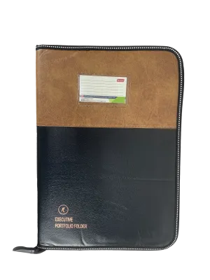 CB - 830 (Chain bag) Executive Portfolio Folder - with 20 Pockets  B4 (Leaves) - (Size : 38cm x 26.5cm)