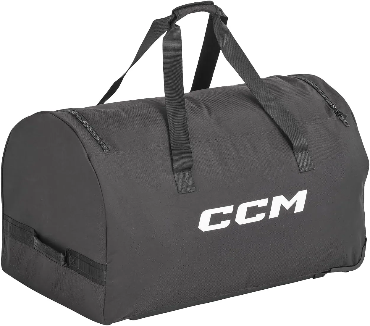 CCM 420 Hockey Player Basic Wheeled Bag, Black, 36 Inches (91 x 51 x 51 cm), 2 All-Terrain Wheels, Comfortable Webbed Handles, black, 36" (91 x 51 x 51 cm), Suitcase, Black, 36" (91 x 51 x 51 cm),