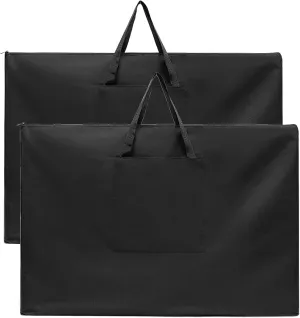 CertBuy 2 PCS A1 Size Art Portfolio Tote Bag Poster Board Storage Bag 27X 37.7 Inches Large Size Art Portfolio Tote For Poster Sketching And Drawing