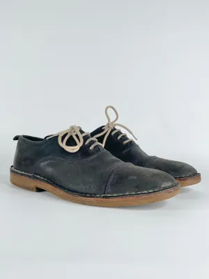 Charles Tyrwhitt Navy Blue Leather Lace Ups - 9.5