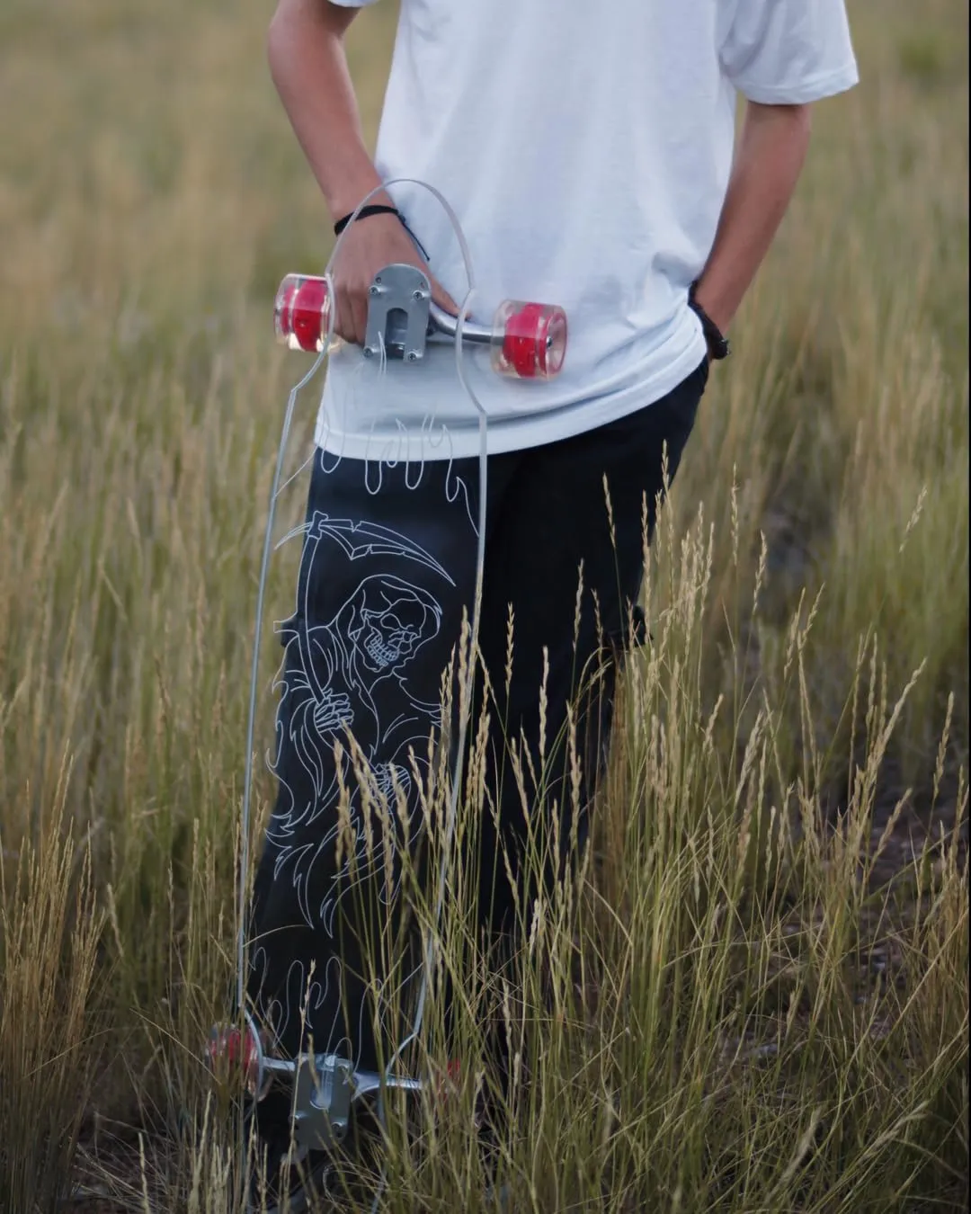 Clear Acrylic Longboards with Light up LED Wheels. Non-Slippery, Super Durable. 40" Longboard Skateboard Great for Beginners to Experts. Easy to Ride, 9" Wide.