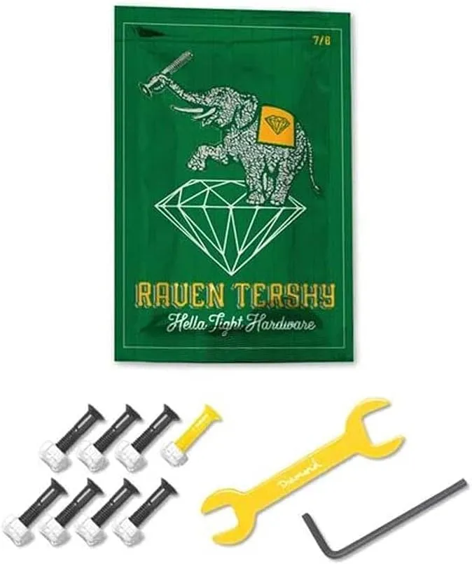 Co. Raven Tershy Pro Allen Hardware - Yellow - 7/8" L8