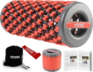 Collapsible Foam Roller for Exercise and Recovery (13 Inches), Easily Portable at 5.5 inches (Red)