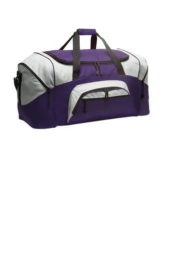 Colorblock Duffel Bag