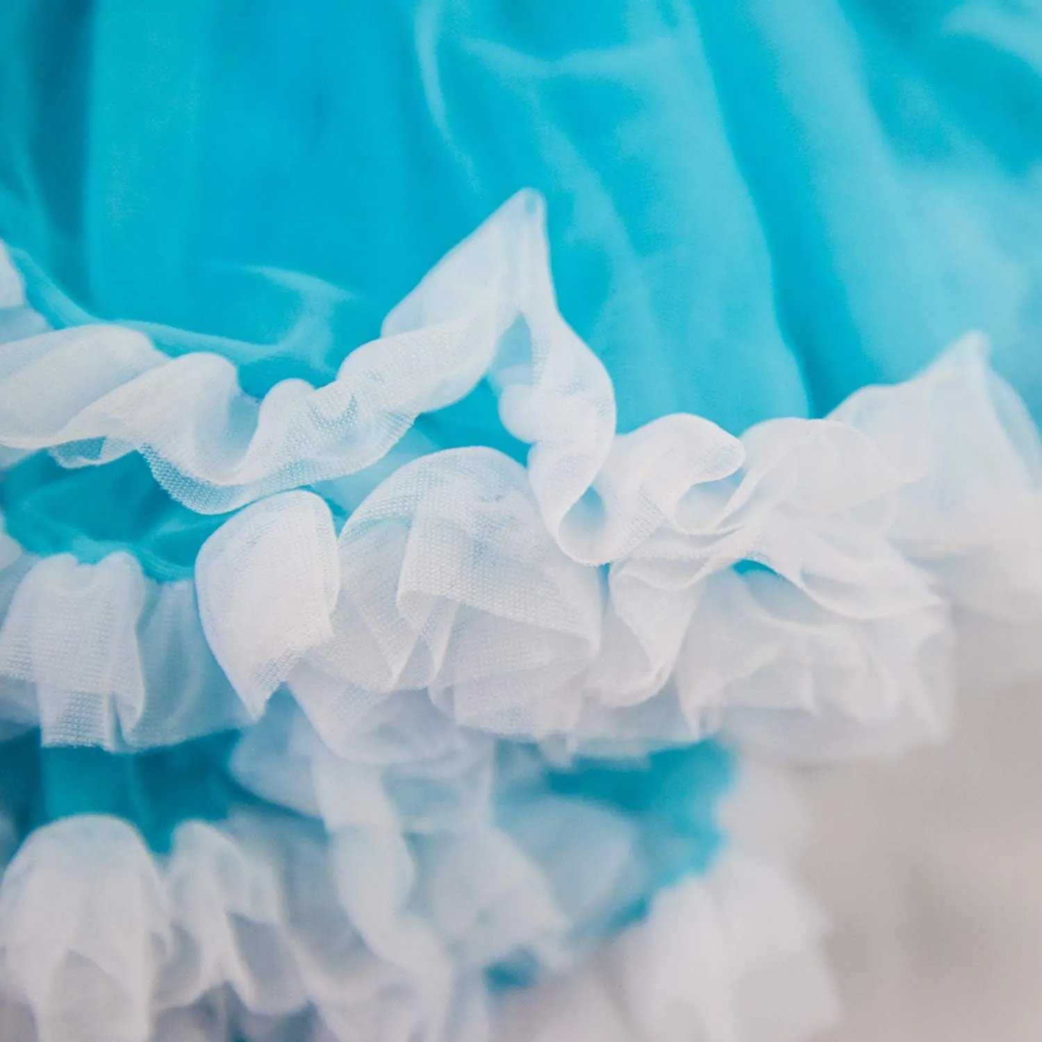 Colyanda Womens 3-Layered Pleated Tulle Petticoat Tutu Puffy Party Cosplay Skirt