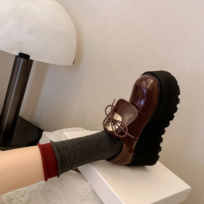COMFORTABLE PLATFORM BALLET FLATS