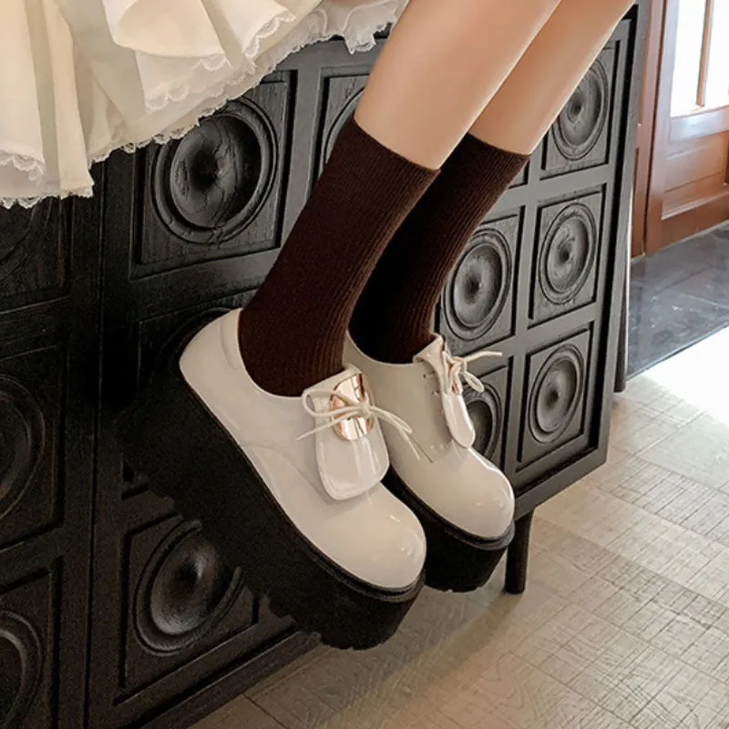 COMFORTABLE PLATFORM BALLET FLATS