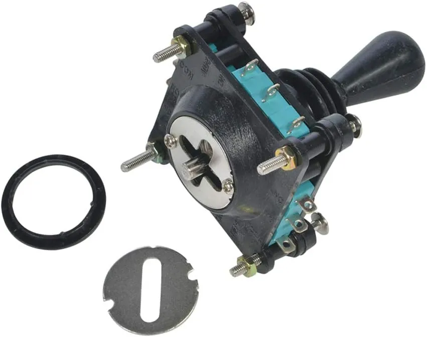 Comimark 1Pcs CV4-YQ-04R2G Fixing Thread Joystick Switch 2.5mm Joystick 360 Degree 4NO 4NC
