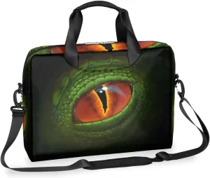 Cool Alligator Crocodile Laptop Bag 15-16 Inch Laptop Case for Women Men Shoulder Messenger Bag Computer Briefcase for Business, Office, College, Travel Laptop Bag