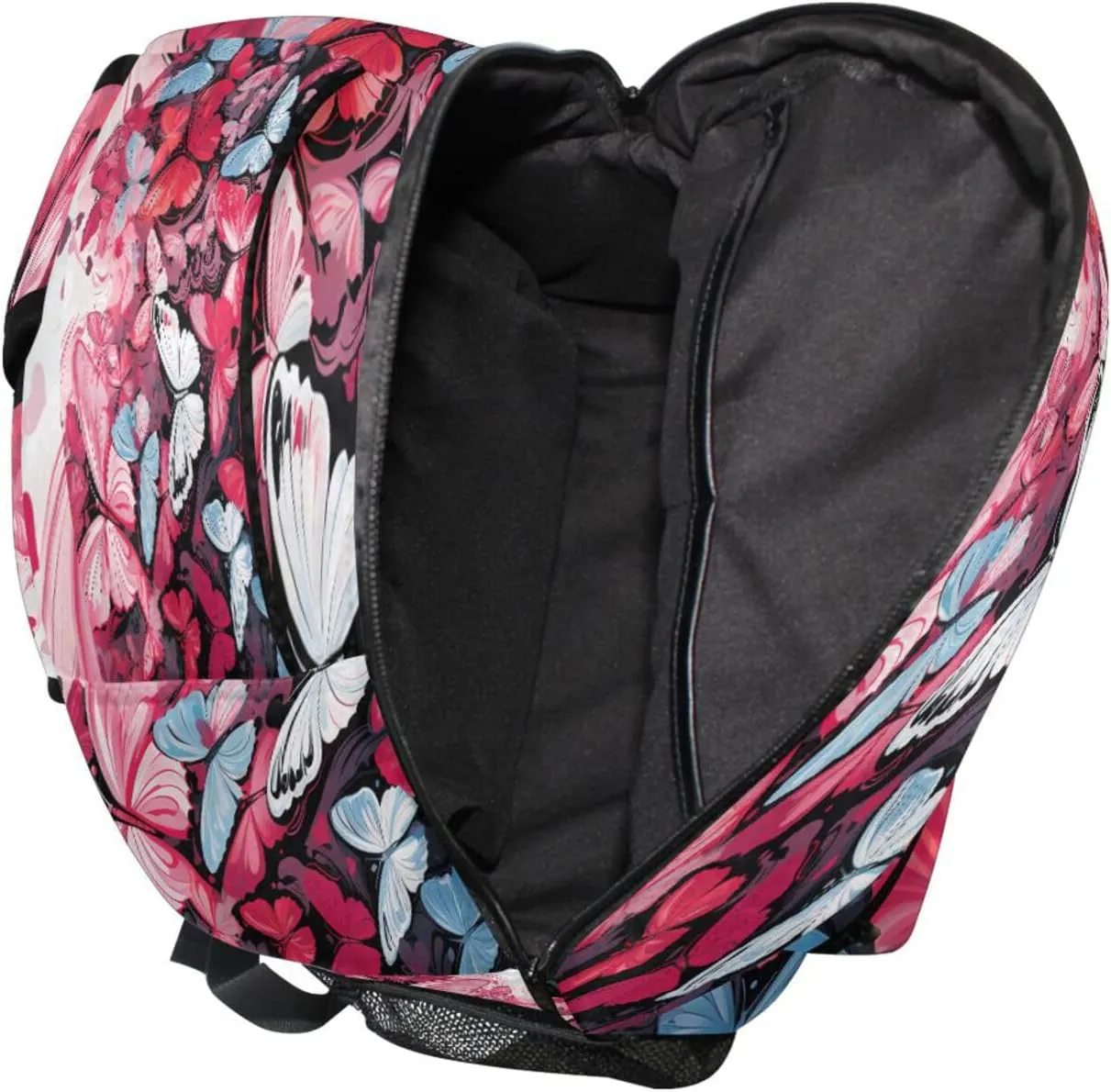 Cool Backpacks for Teens Boys Girls Fashion School Bag with Chest Strap for College Work Aesthetic Butterfly Cute