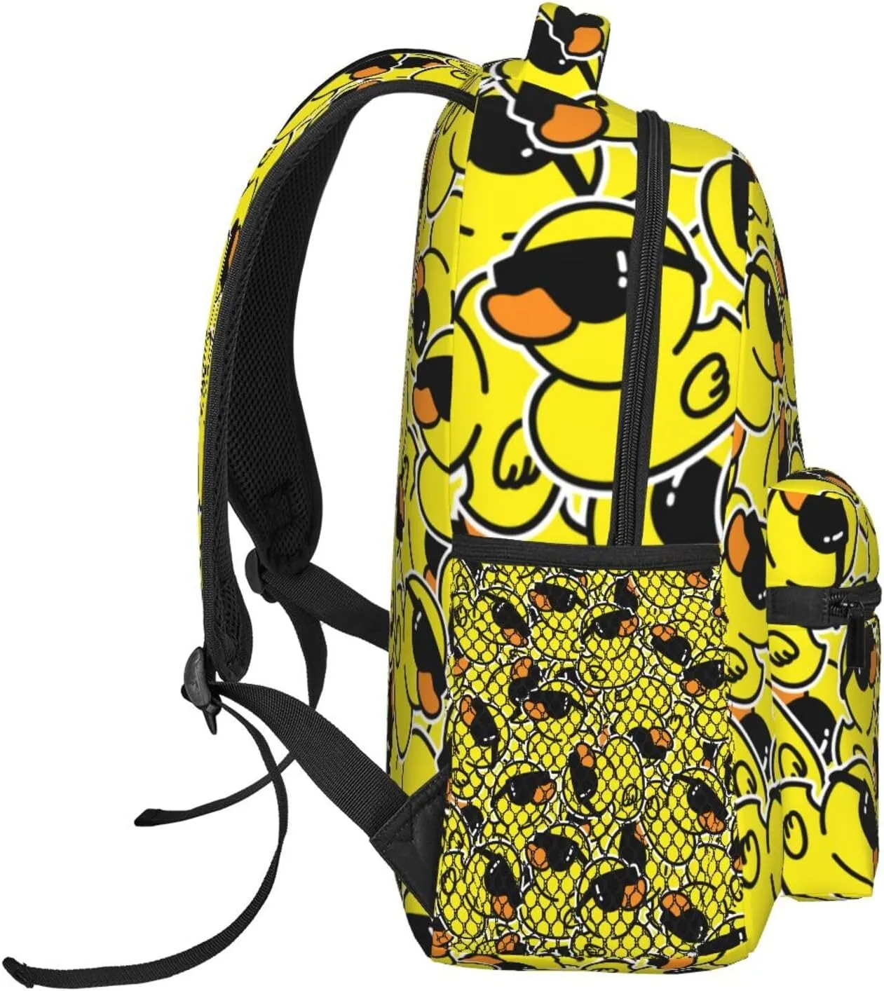 Cool Duck Cartoon Funny Backpack For School Laptop Bags Bookbag Big Casual Daypack For Student Girls Boys Kids Teens Travel Sports Work