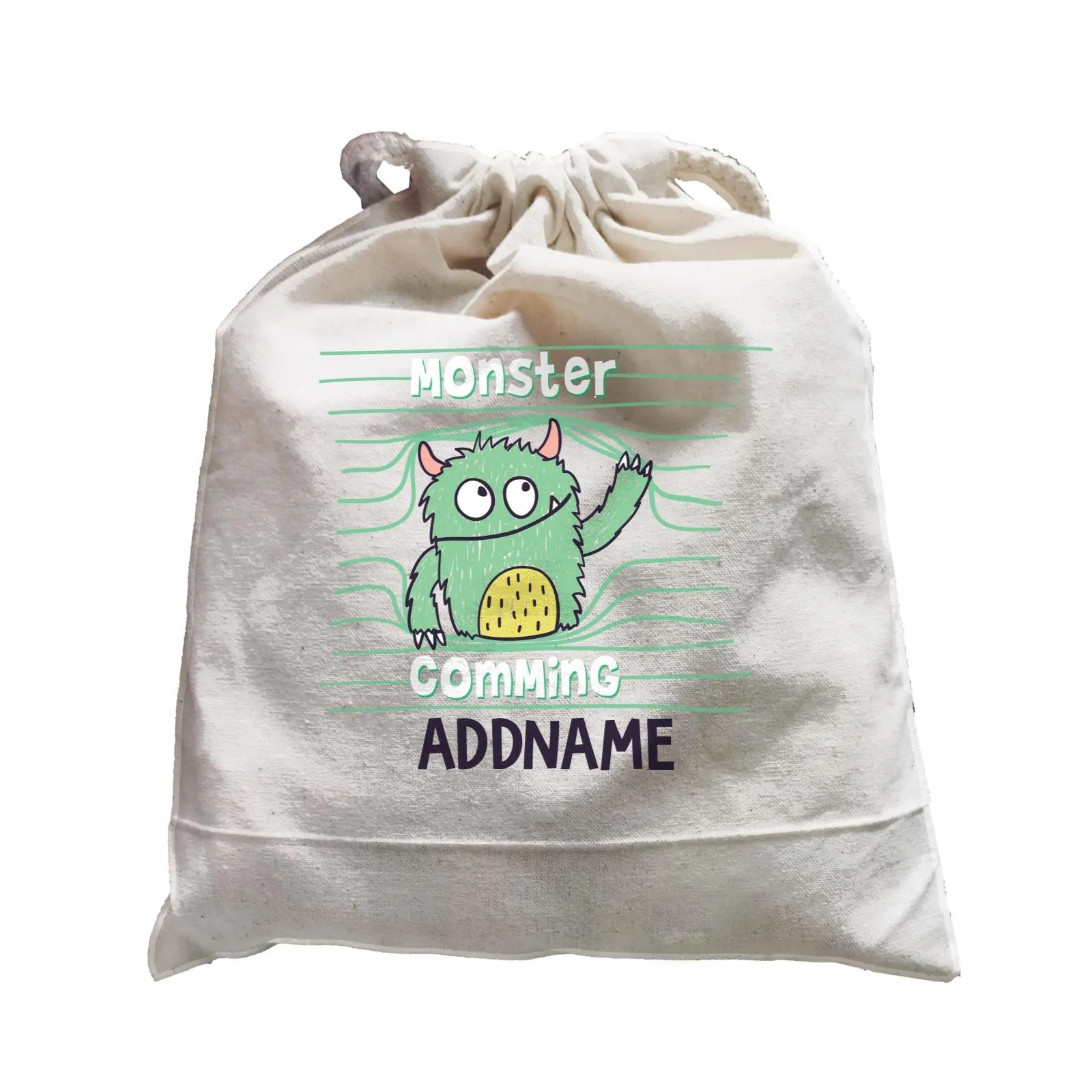 Cool Vibrant Series Monster Coming Addname Satchel