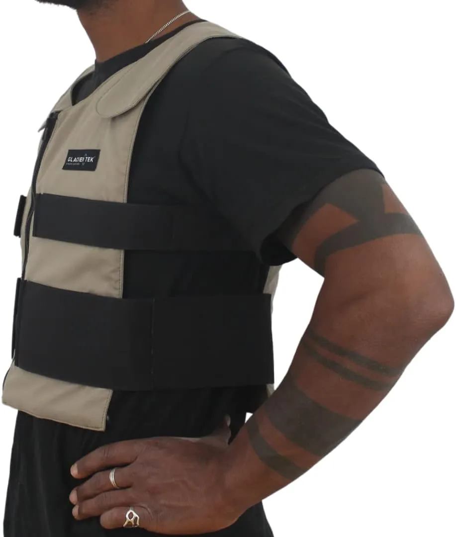 Cooling Vest for Men and Women with 8 Cooling Packs Plus Booster Set-Maintains 59ºF for up to 2.5 Hours