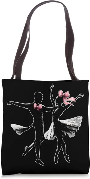 Coquette Bow Ballet Dancer Ballet Dancing Ballerina Pink Mom Tote Bag