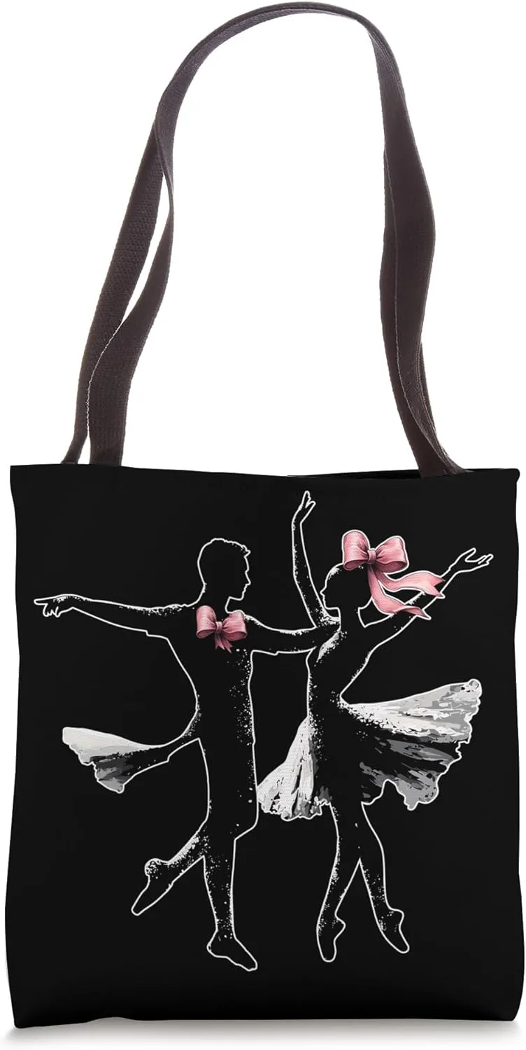 Coquette Bow Ballet Dancer Ballet Dancing Ballerina Pink Mom Tote Bag