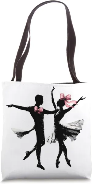 Coquette Bow Ballet Dancer Ballet Dancing Ballerina Pink Mom Tote Bag