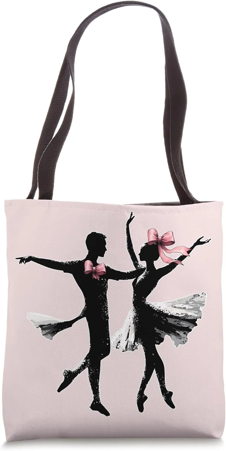 Coquette Bow Ballet Dancer Ballet Dancing Ballerina Pink Mom Tote Bag