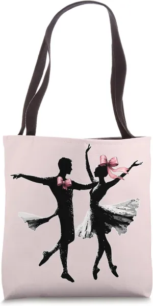 Coquette Bow Ballet Dancer Ballet Dancing Ballerina Pink Mom Tote Bag