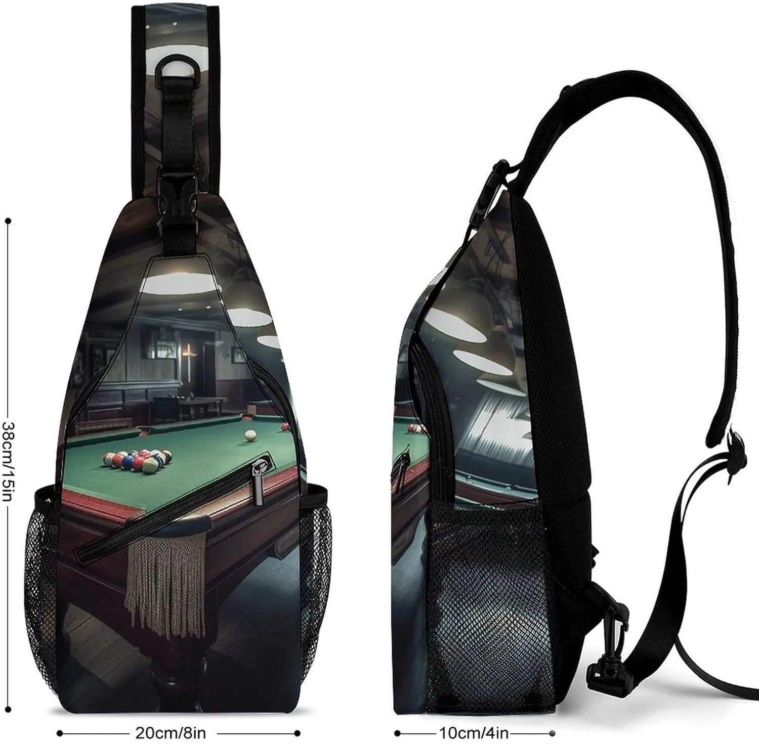 Crossbody Bag for Women Men Chest Bag Cool Dolphin Sling Bag Crossbody Shoulder Bag Sling Backpack