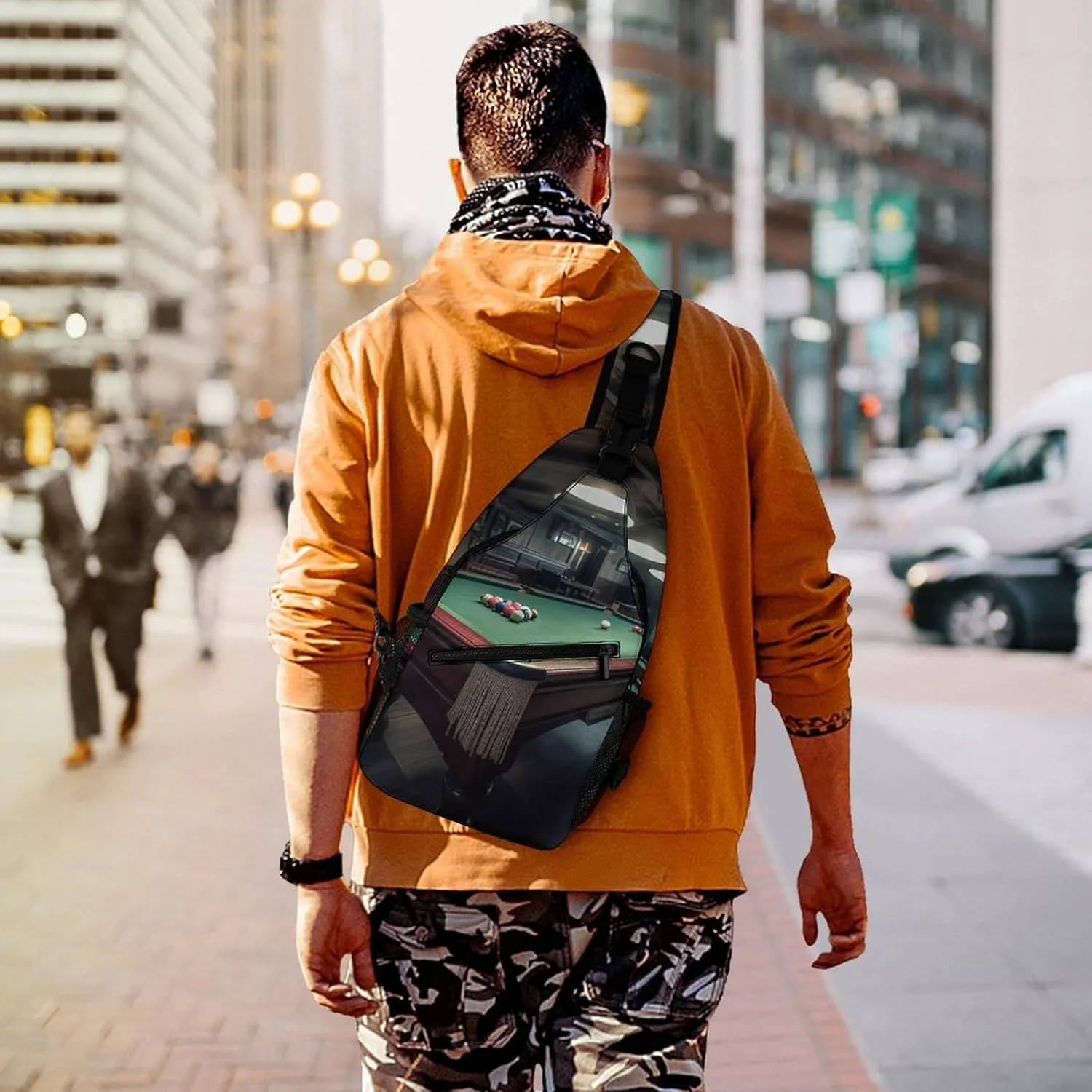 Crossbody Bag for Women Men Chest Bag Cool Dolphin Sling Bag Crossbody Shoulder Bag Sling Backpack