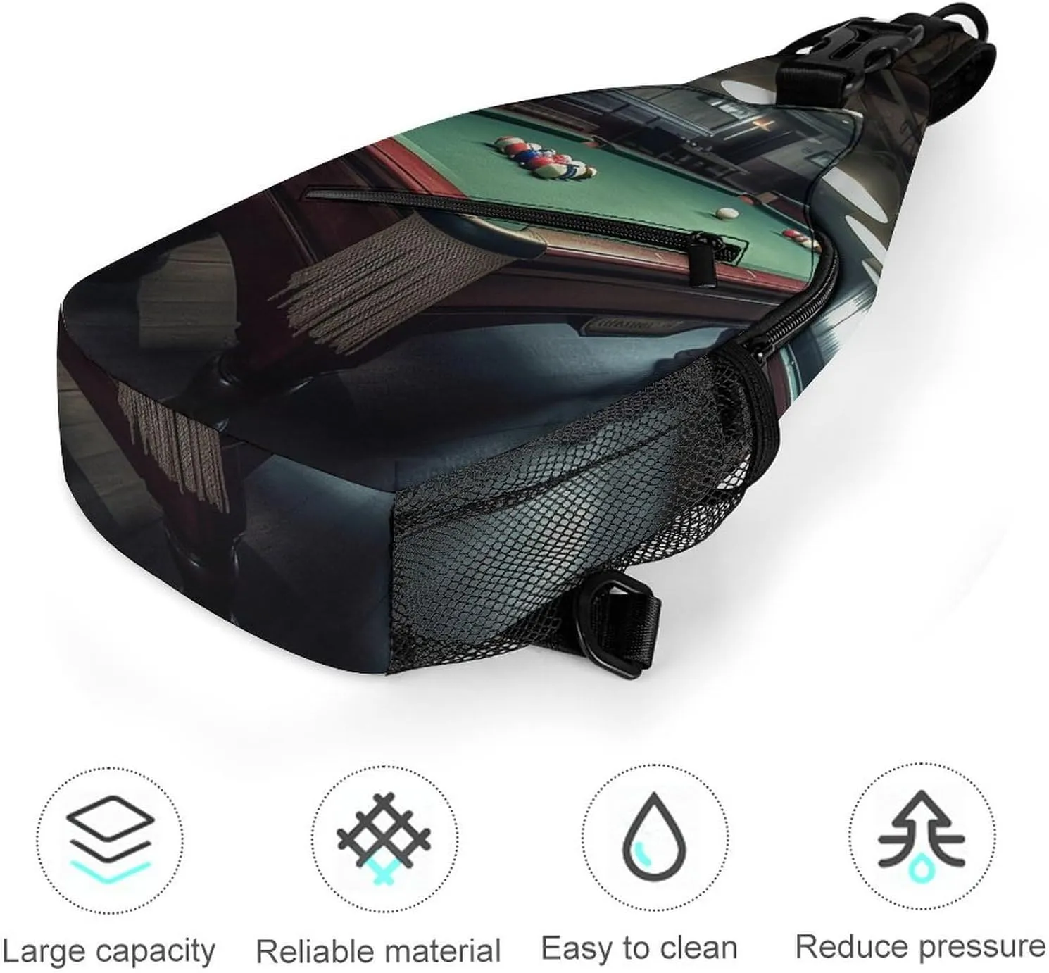 Crossbody Bag for Women Men Chest Bag Cool Dolphin Sling Bag Crossbody Shoulder Bag Sling Backpack