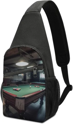 Crossbody Bag for Women Men Sling Bag Cool Dolphin Chest Bag Crossbody Adjustable Shoulder Bag