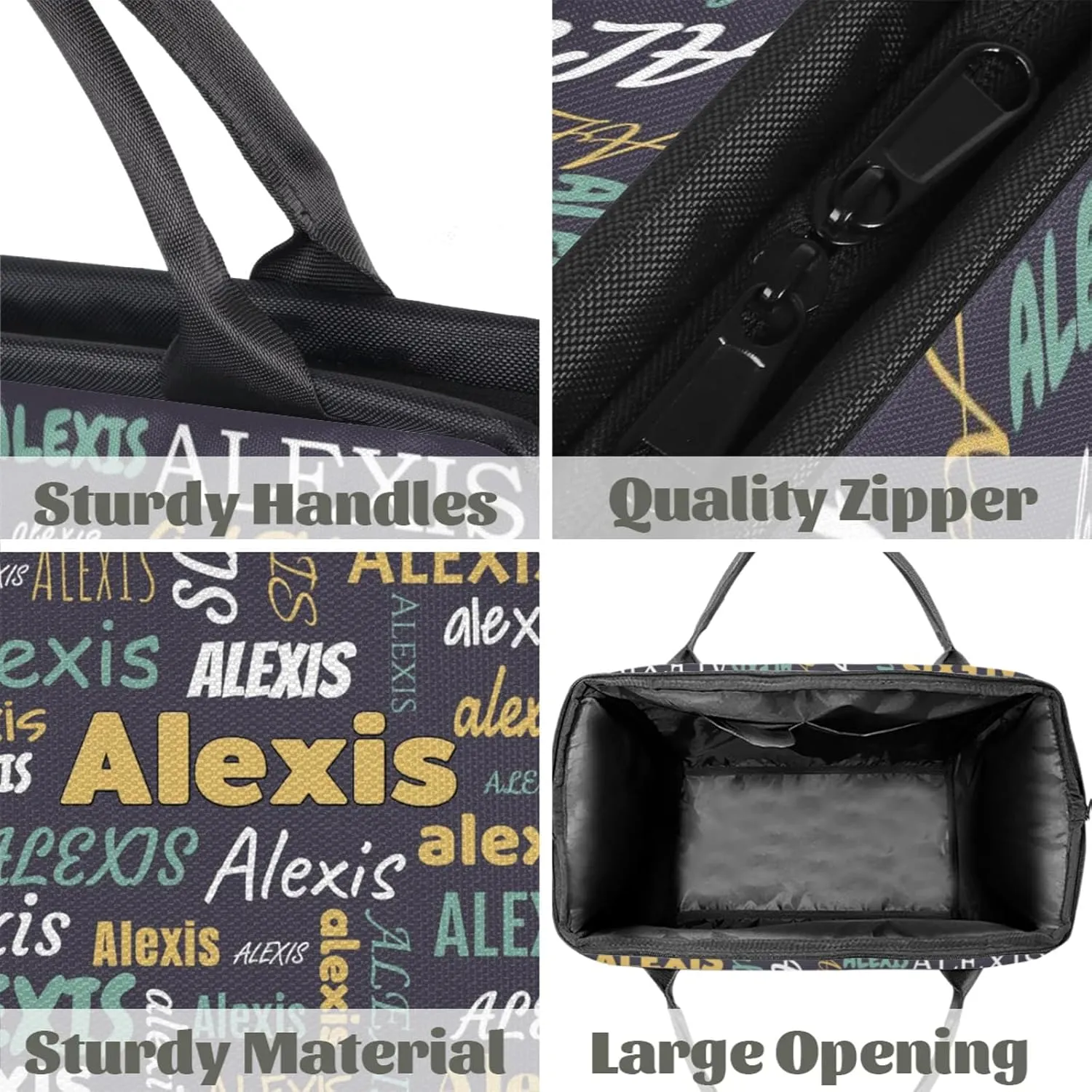 Custom Gymnastics Duffel Bag Personalized Name Dance Ballet Bags Waterproof