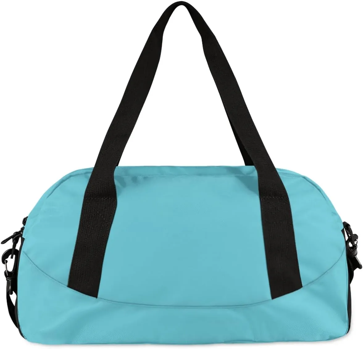 Custom Sport Gym Bag, Personalized Name Overnight Duffel Bag for Boys Girls Dance Weekender Bags Travel Tote Bag, Blue C