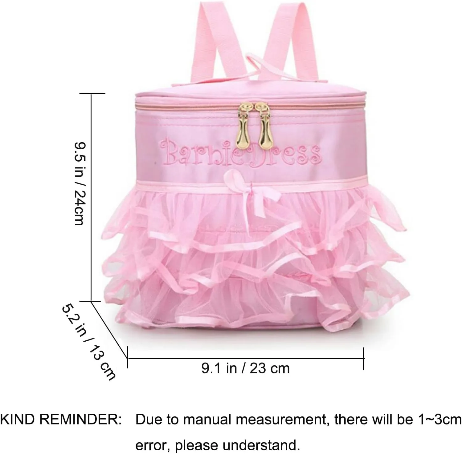 Cute Ballet Dance Backpack,Tutu Dress Dance Bag for Girls,Waterproof Bag Small Duffle Bag Ballet Bags Gym Bag.