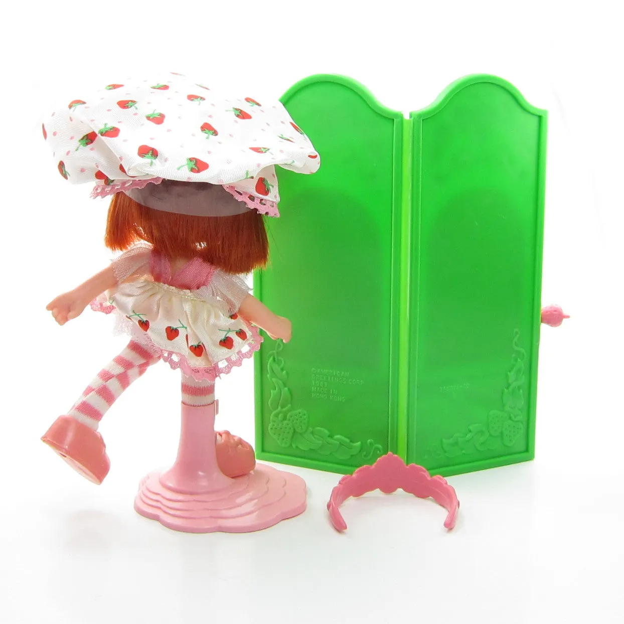 Dancin' Strawberry Shortcake Doll Vintage Ballerina Dancer with Box and Accessories