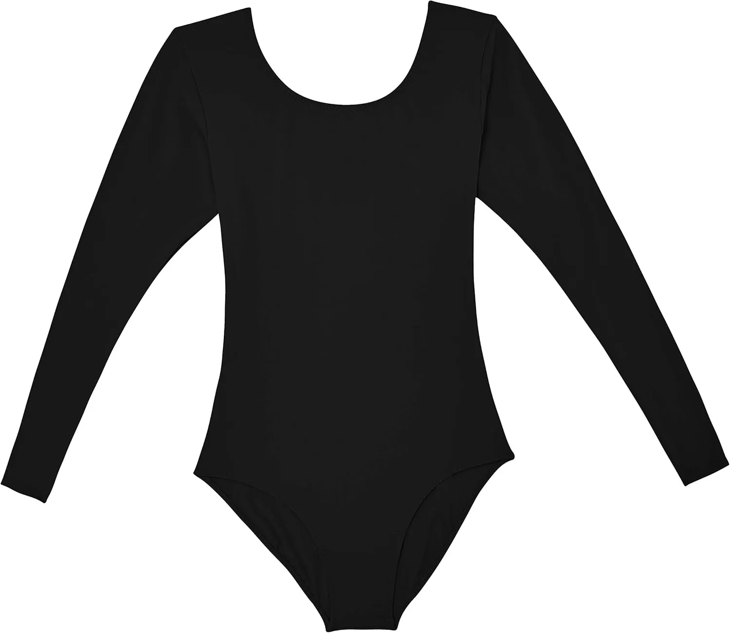 DANSHOW Women Long Sleeve Dance leotards for Ballet Adult lady Train top