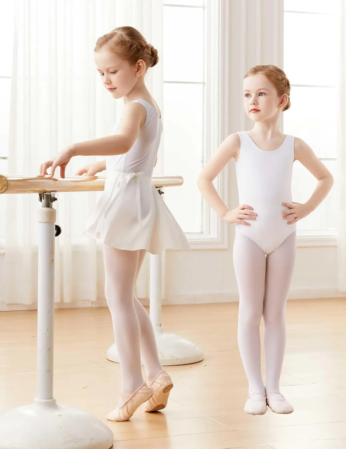 Daydance Lined Spandex Vest Girls Leotards for Ballet, Dance, Gymnastics, Swim