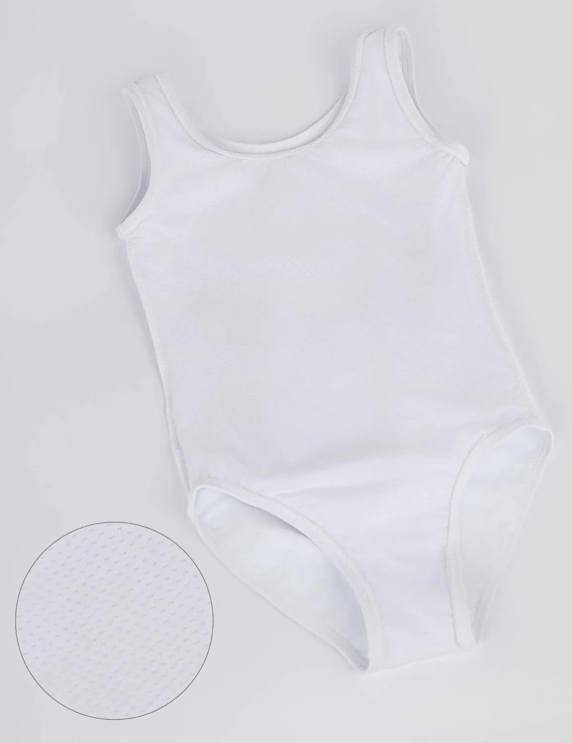 Daydance Lined Spandex Vest Girls Leotards for Ballet, Dance, Gymnastics, Swim