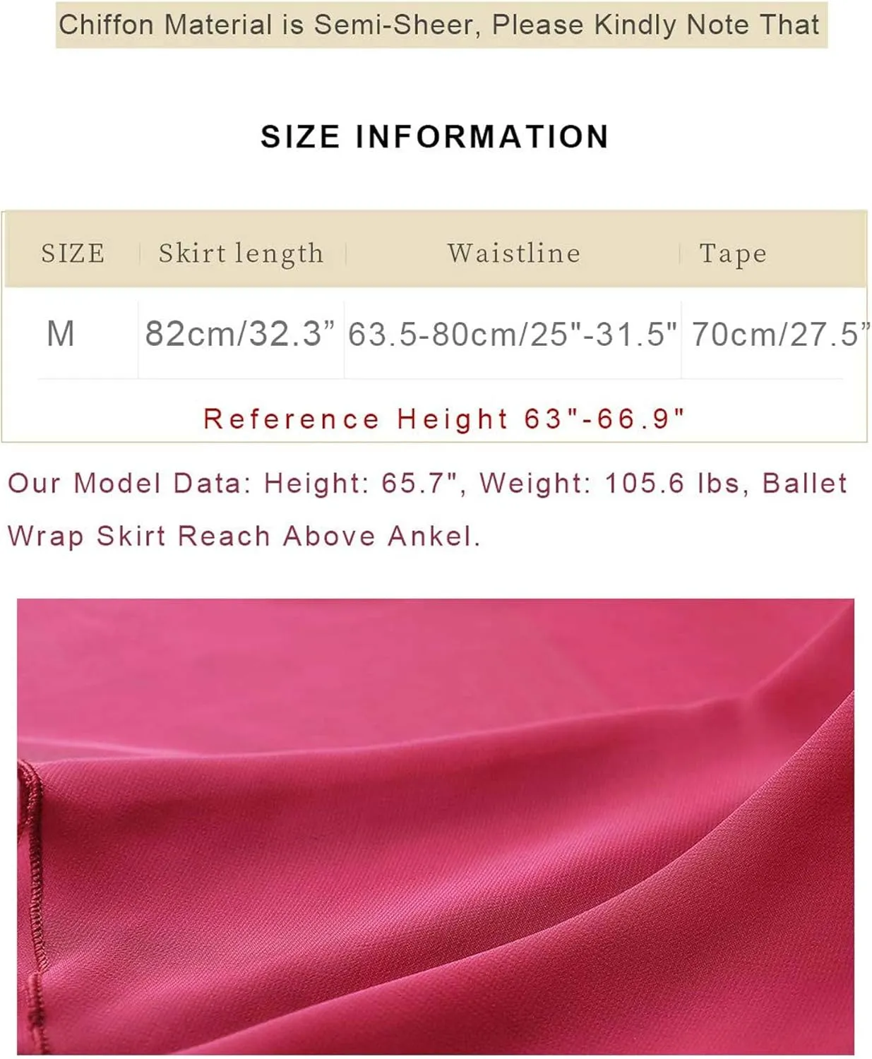 Daydance Women's Ballet Skirts Long Sheer Dance Skirts Black with Tie Waist
