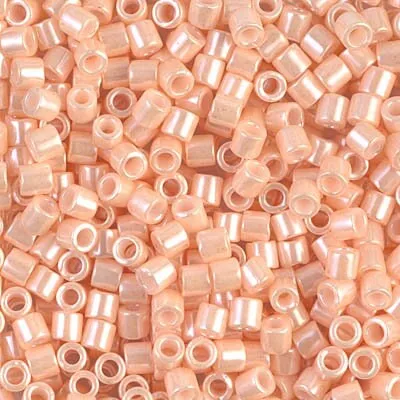 DB 1532, Peaches and Cream Opaque Luster - Miyuki Delica Beads - Size 11 - 5 grams - Japanese Cylinder Seed Beads - Wholesale & Retail