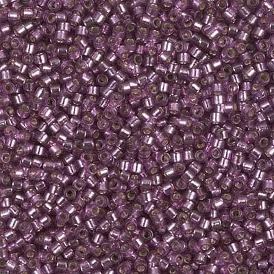 DB 2169, Silver Lined Duracoat Purple Plum - Miyuki Delica Beads - Size 11 - 5 grams - Japanese Cylinder Seed Beads - Retail & Wholesale