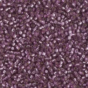 DB 2169, Silver Lined Duracoat Purple Plum - Miyuki Delica Beads - Size 11 - 5 grams - Japanese Cylinder Seed Beads - Retail & Wholesale